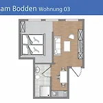 Haus Am Bodden شقة